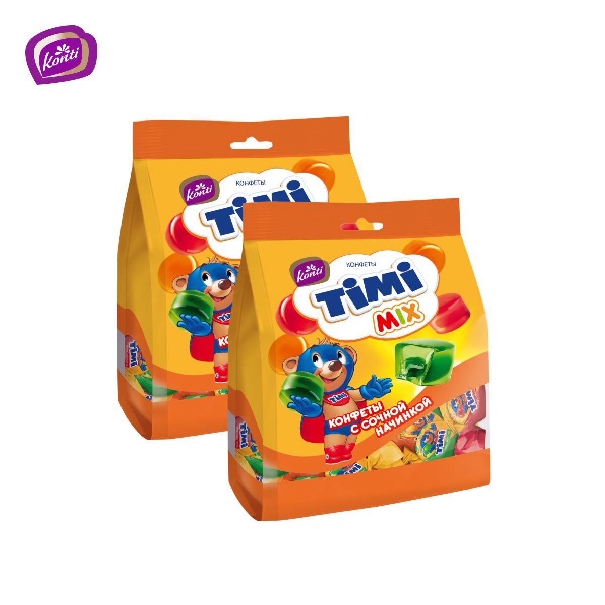 Конфеты Timi 200г микс конти